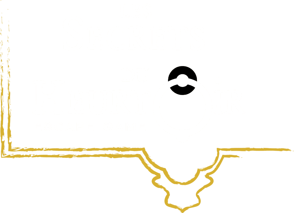 Les Secrets du Heurtoir escape game logo blanc sans fond Secrets Heurtoir escape game Logo blanc sans fond