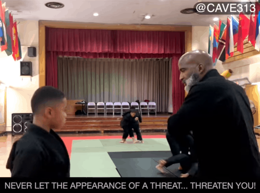 NEVER LET THE APPEARANCE OF A THREAT... THREAT YOU! NEVER LET THE APPEARANCE OF A THREAT... THREAT YOU!