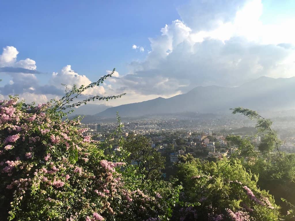 Sehenswuerdigkeiten Kathmandu Blick von Swayambunath Kathmandu Sehenswürdigkeiten: Blick von Swayambhunath