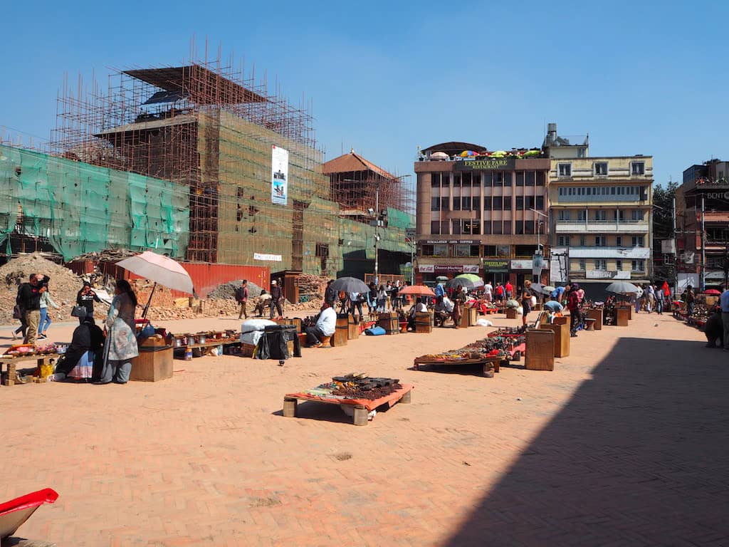 Kathmandu Durbar Square Rückseite