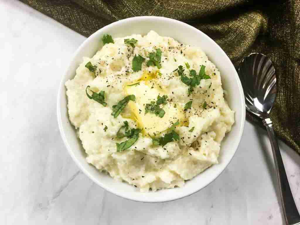 Creamy Keto Mashed Cauliflower