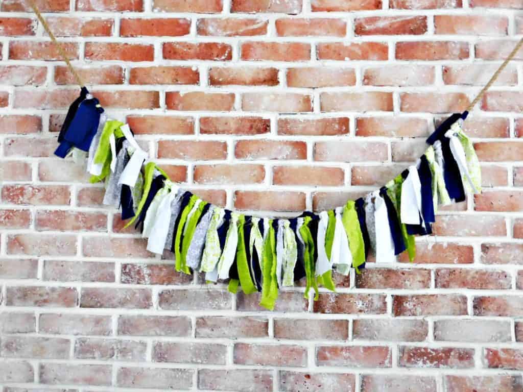 Fabric Football Party Banner