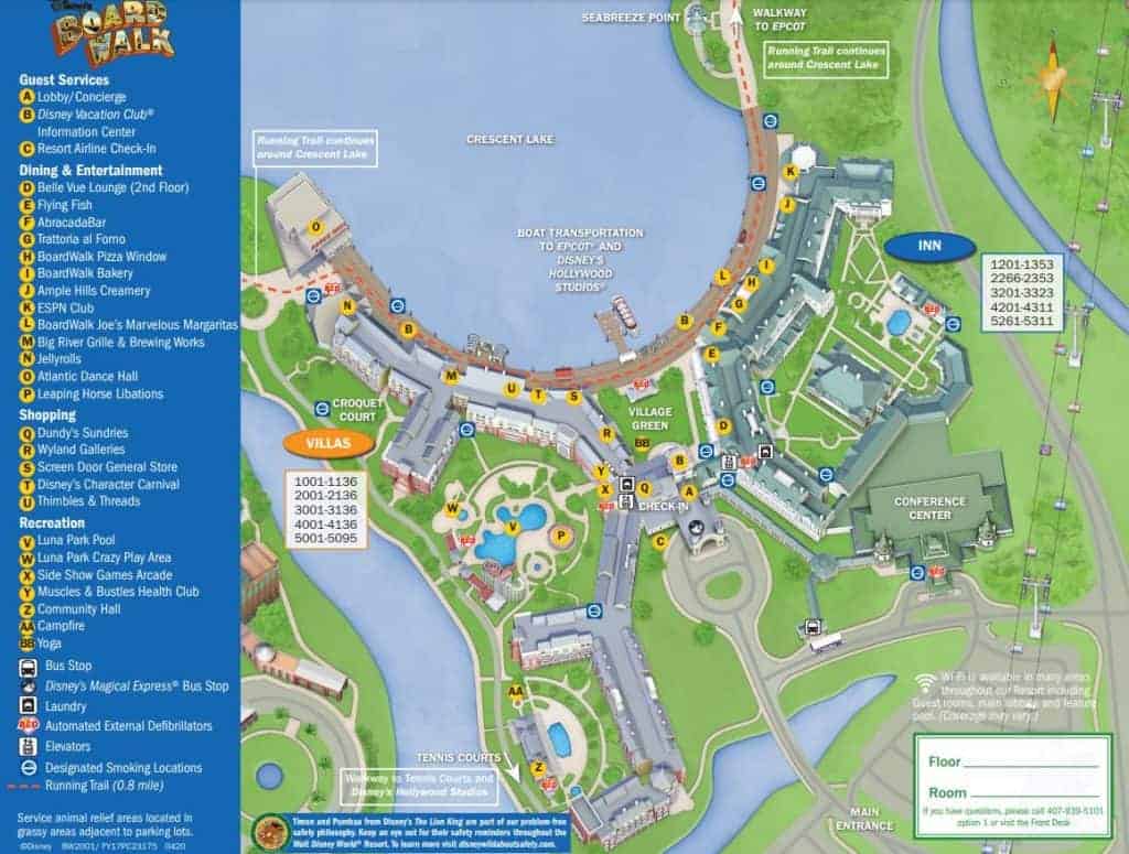 Disney Boardwalk Inn Resort Map Mobile Legends