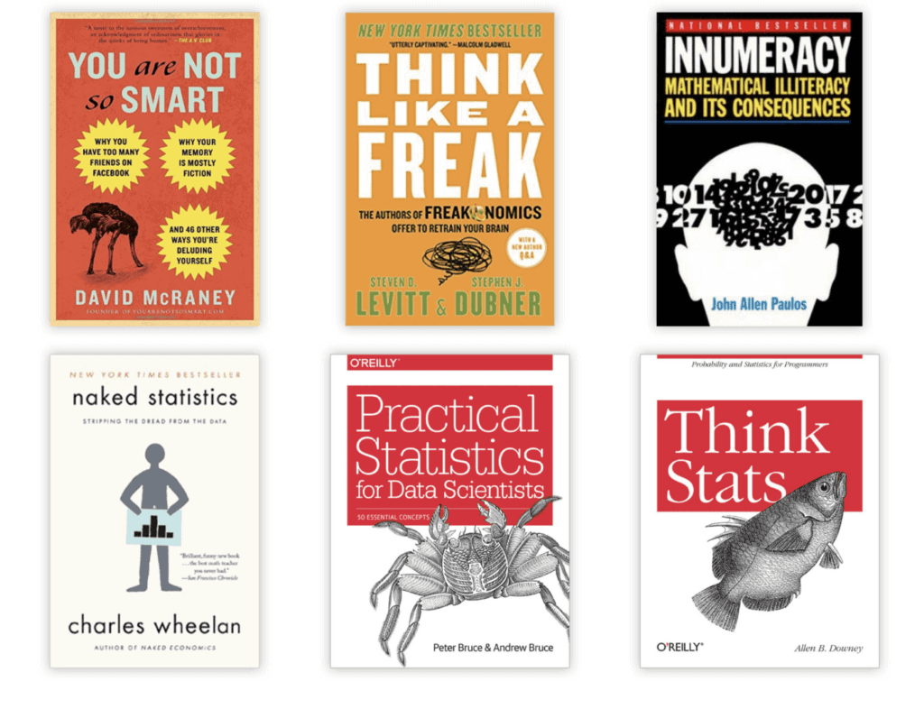 6 data science books