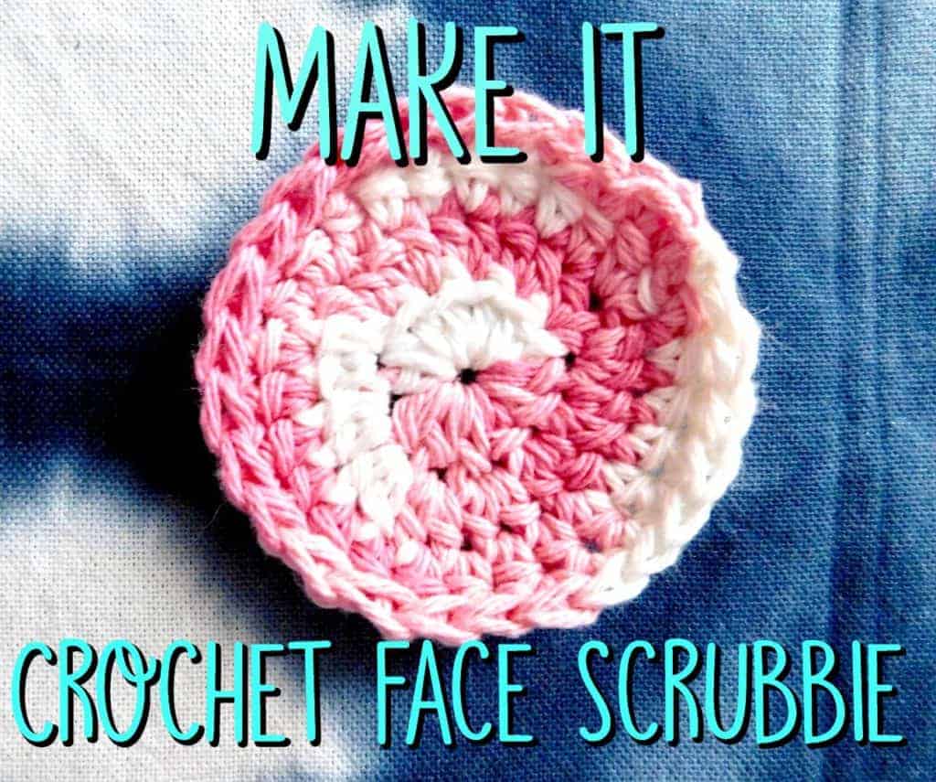 crochet face scrubbie