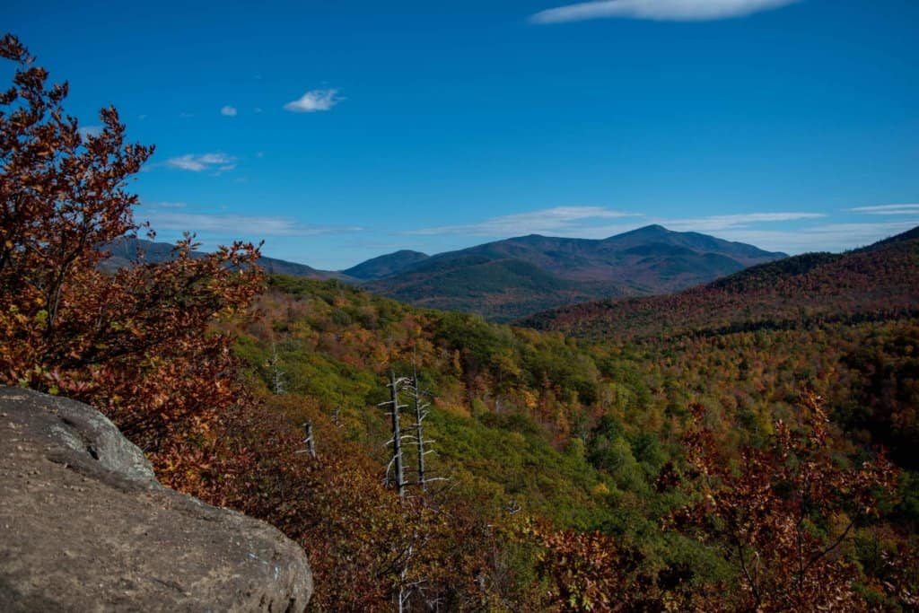 The view from the top of Owl's Head in Keene