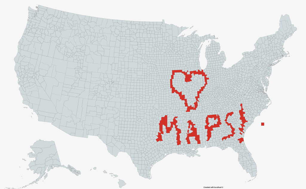love maps usa counties map