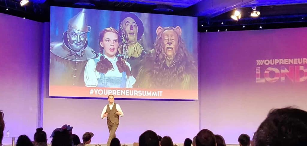 Pascal Fintoni on stage at Youpreneur Summit