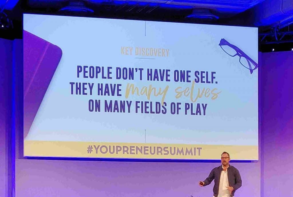 Todd Herman on stage at the Youpreneur Summit