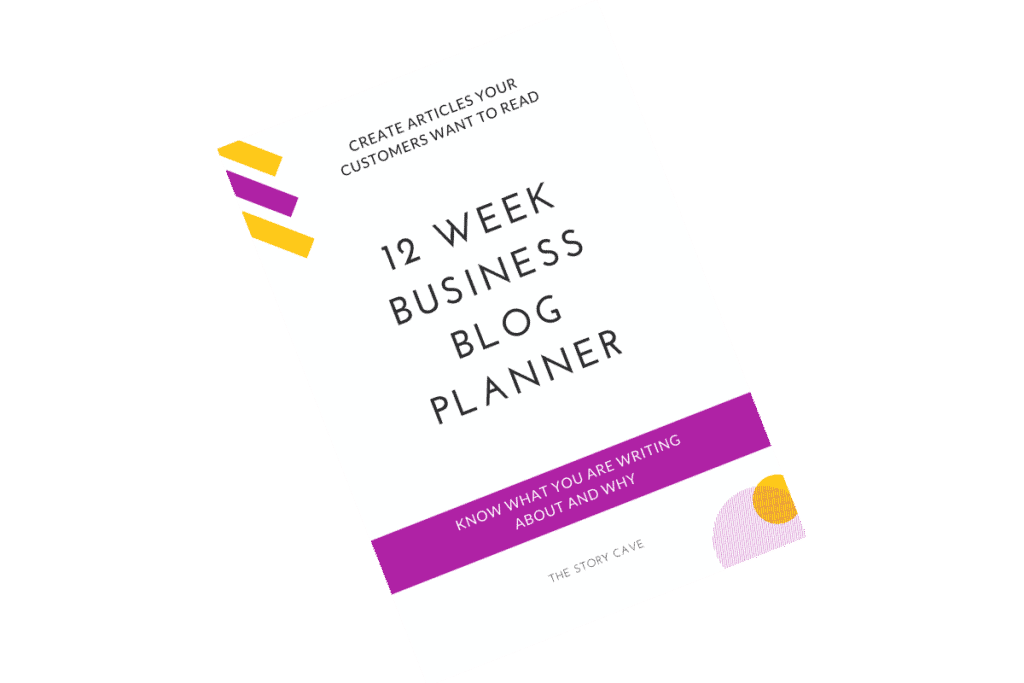 12 week business blog planner cover