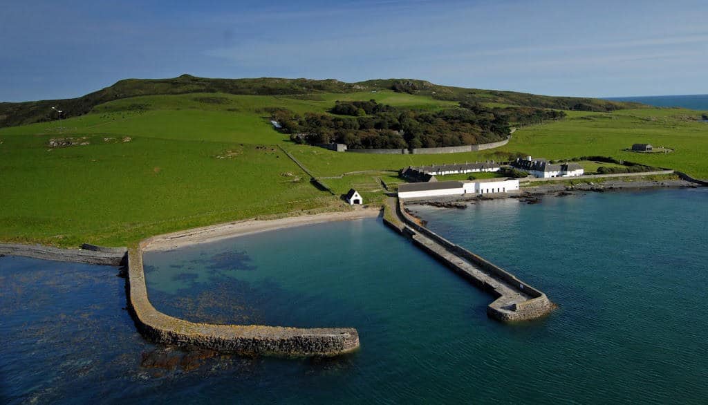 An ariel view of Lambay island