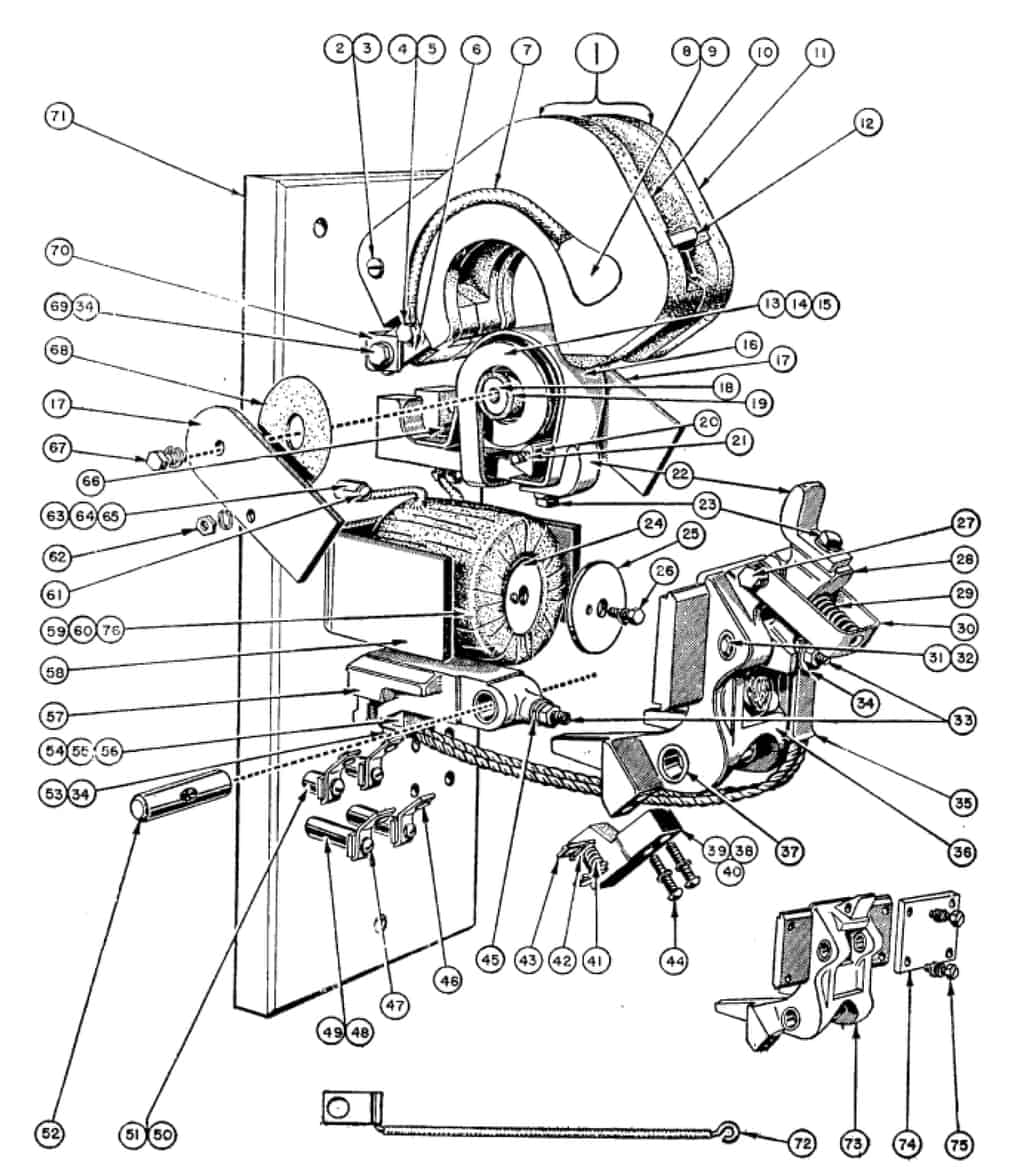 NO. 1 SINGLE POLE TYPE L LINE-ARC CONTACTOR, FOLIO 3