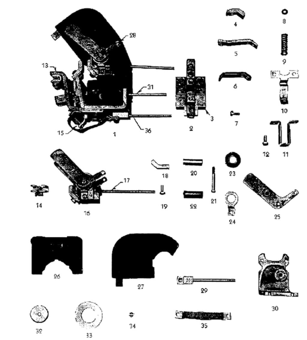 TYPE M FRAME 401 DC MAGNETIC CONTACTOR