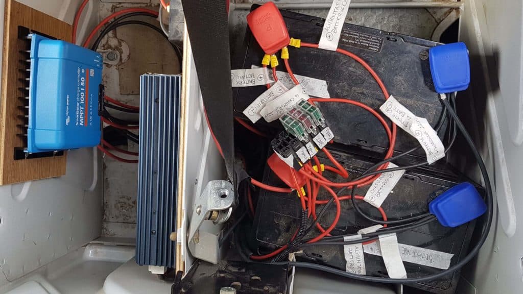 Installation de batteries auxiliaires
