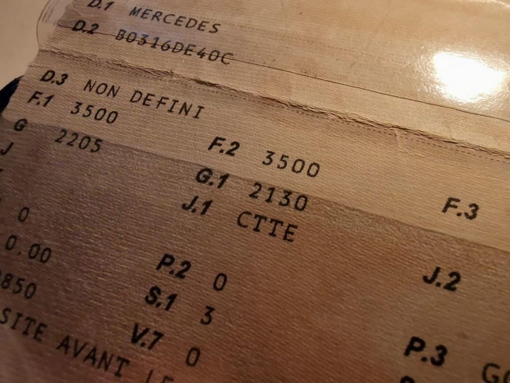 Carte grise CTTE, PTAC, CU, VASP
