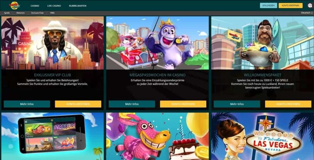 Luckland Netent Casino Bonuskalender