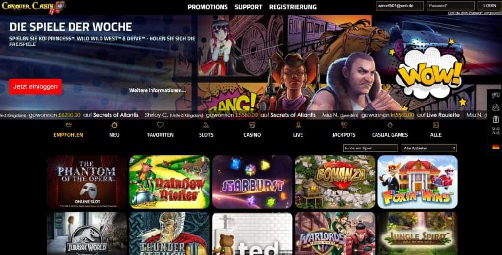 Conquer Netent Casino Startseite