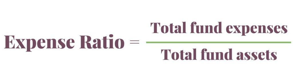 Expense ratio formula