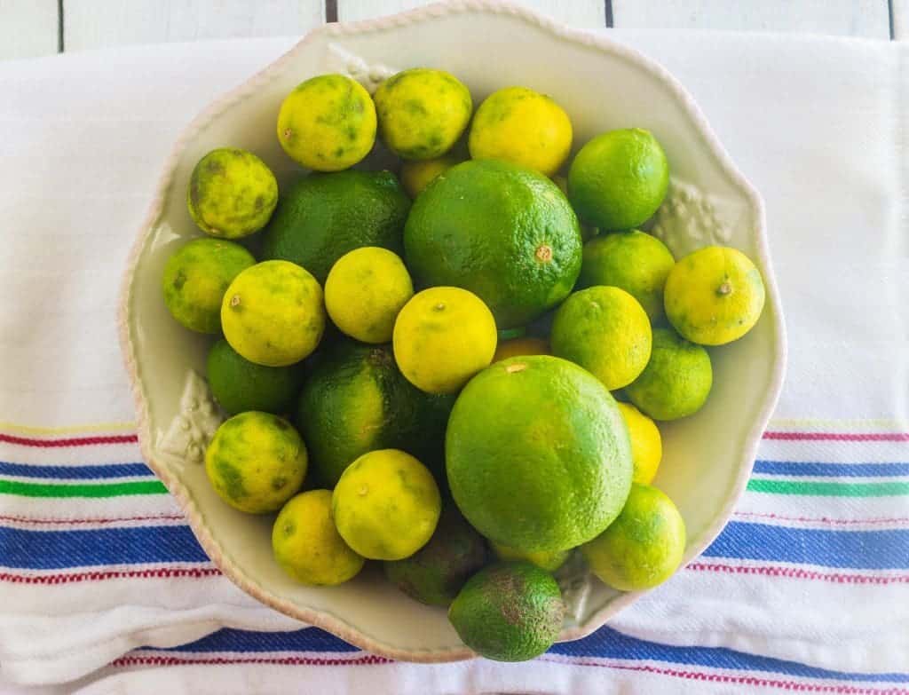 Barbados Tea. Brewed tea served West Indies style sweetened with simple syrup and served with lime.
