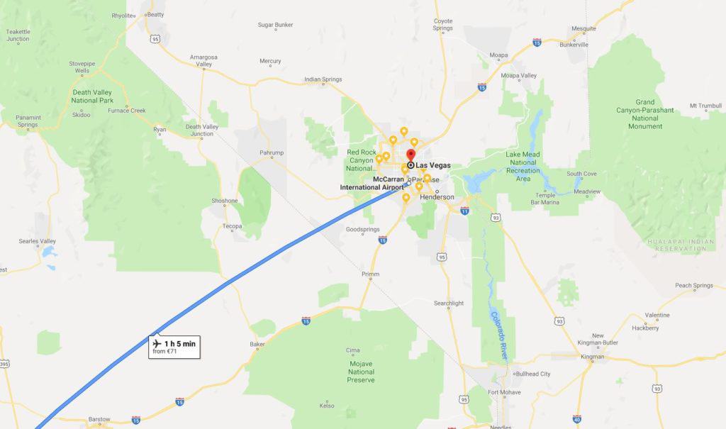 Von Las Vegas nach Los Angeles