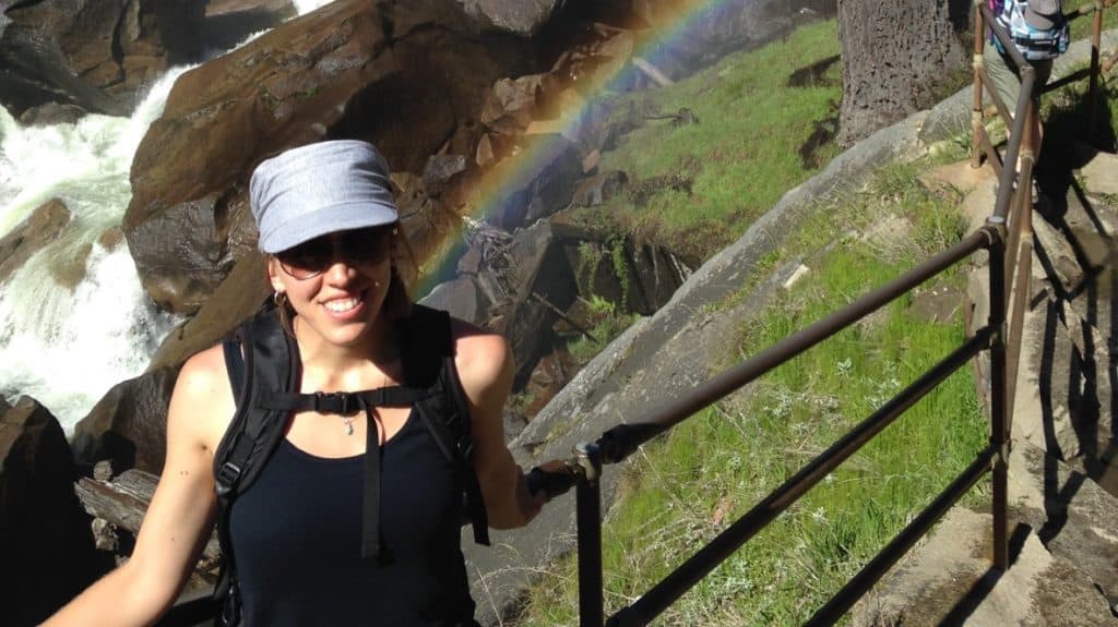 Inspiration Pic, Loving my body. At Half Dome Trail.
