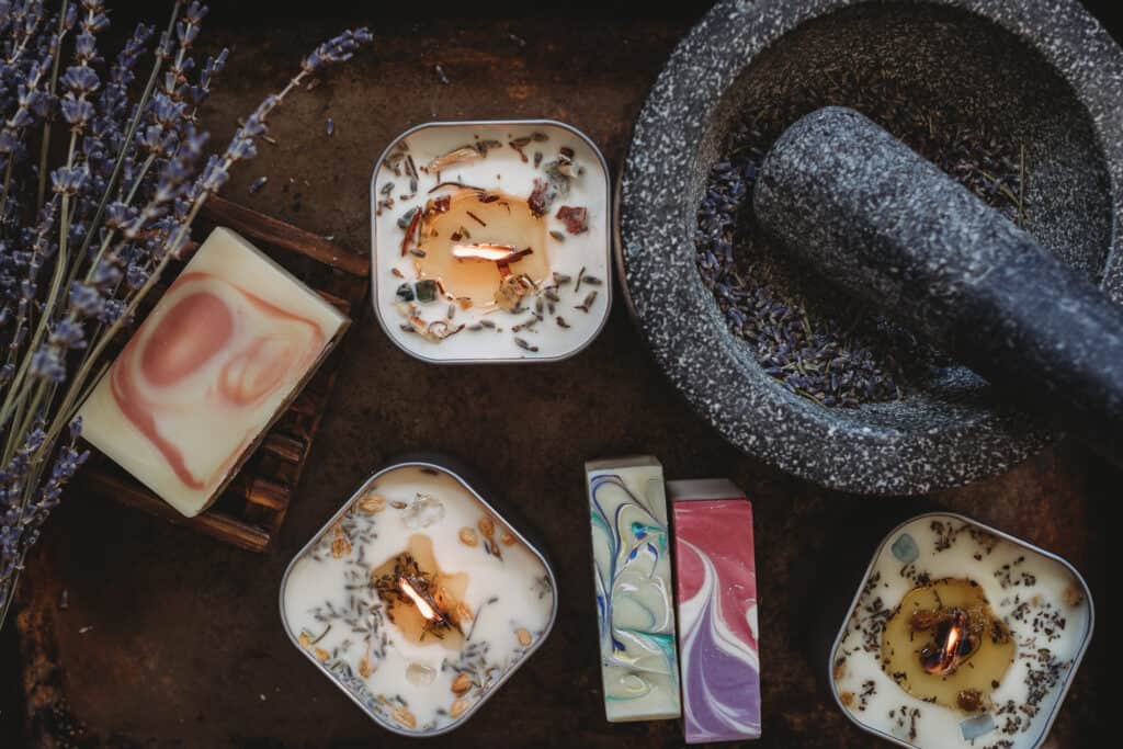 Soaps and other products by MoonCrafted Essentials