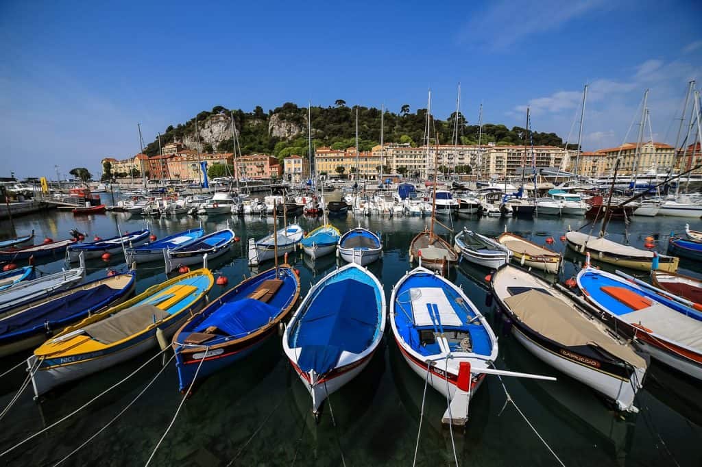Frankreich, Cote d Azur, Cannes, Blick über alten Hafen Frankreich, Cote d Azur, Cannes, Blick über alten Hafen