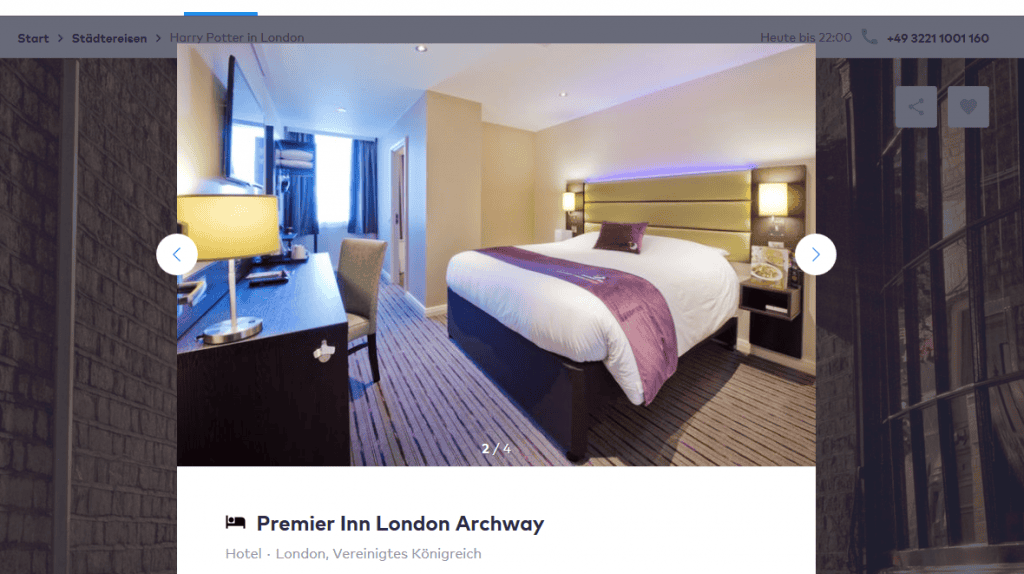 Screenshot Hotel Deal Reise nach Hogwarts günstig ab 179,00€ - 2 Nächte Screenshot Hotel Deal Reise nach Hogwarts günstig ab 179,00€ - 2 Nächte