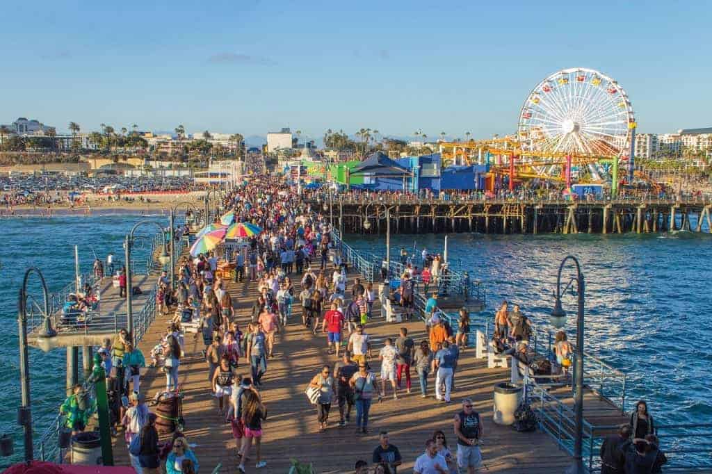 Santa Monica Pier - Los Angeles Urlaub Santa Monica Pier - Los Angeles Urlaub