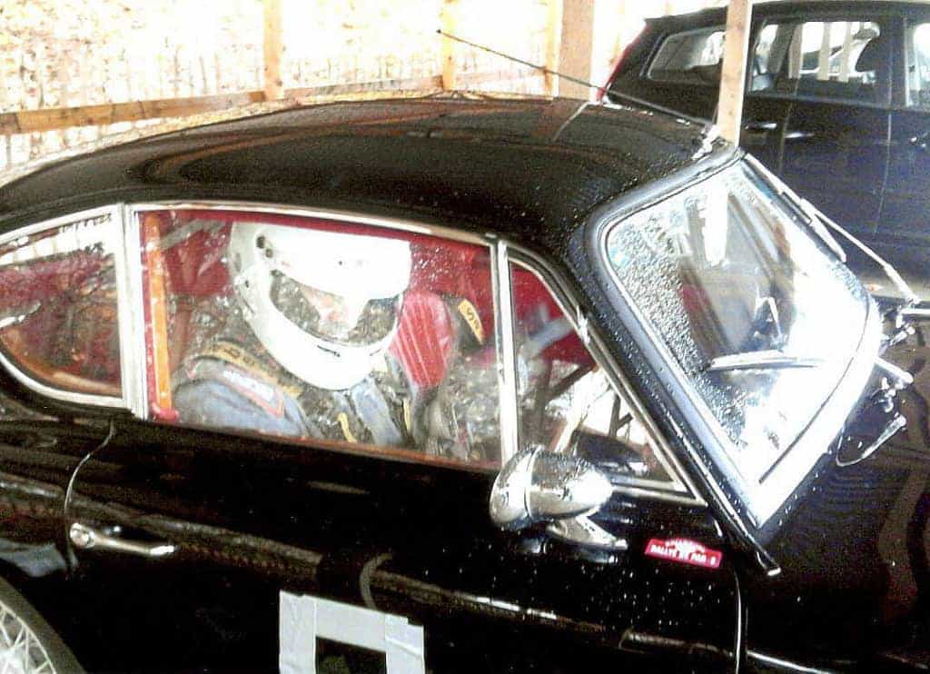 Kevin Shilling with his AC Aceca the day he got the Black Flag - time to start the restoration