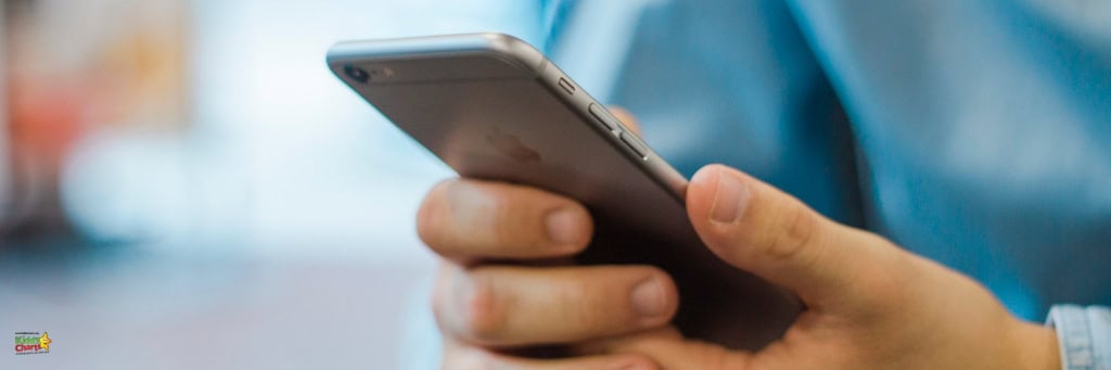 person holding mobile phone