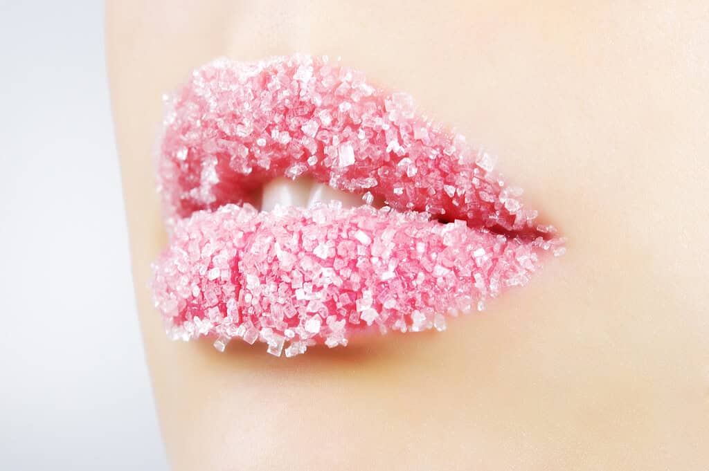 sugar lip scrub for healthy pampered lips