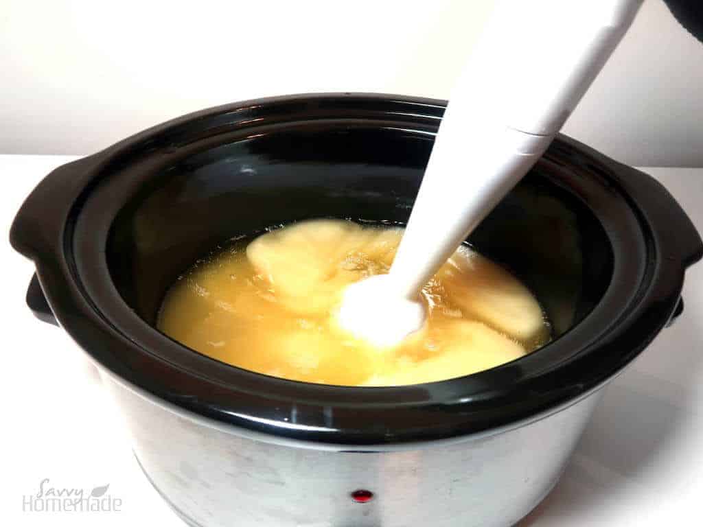 You'll want to blend your batter in short bursts, stirring each time you stop blending.