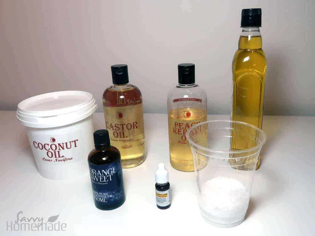 ingredients you need to make orange hot process soap