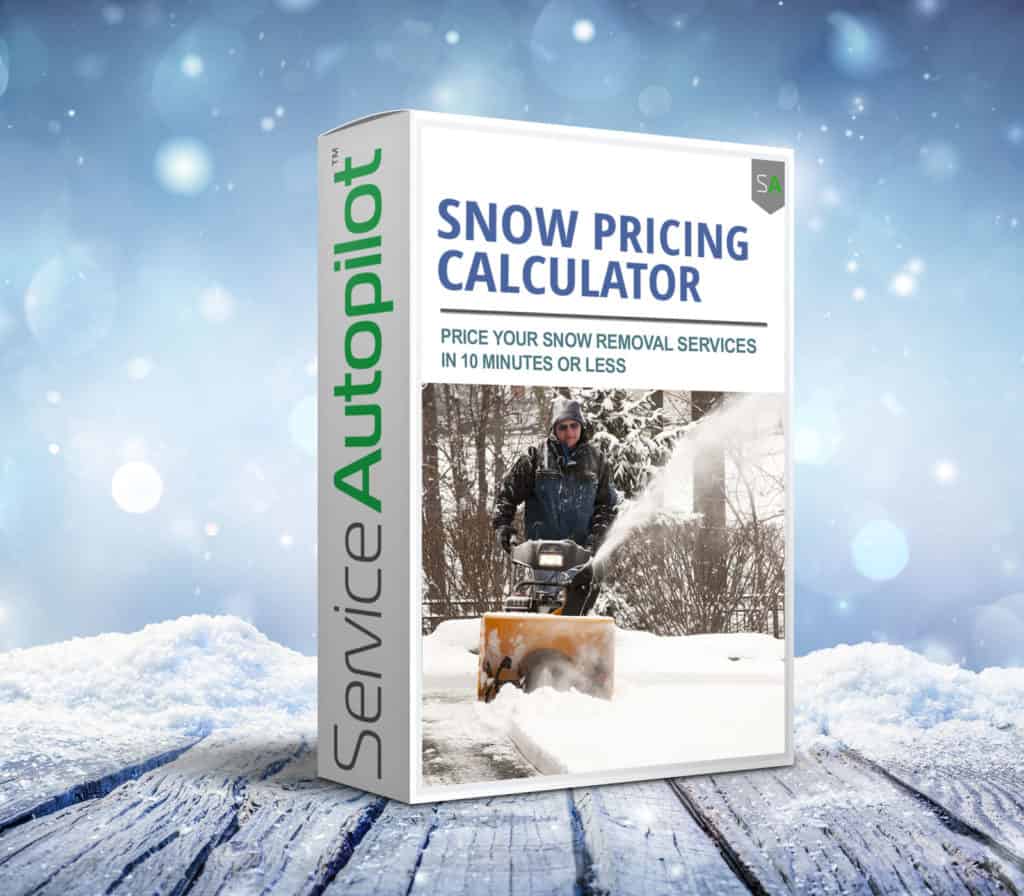 snow pricing calculator product box