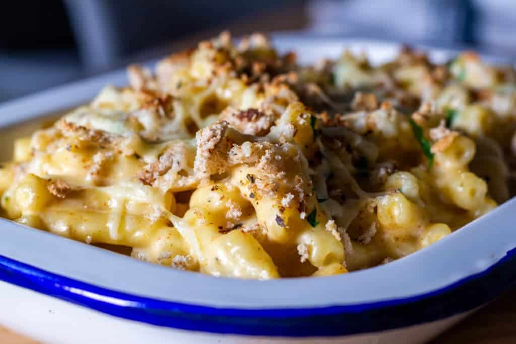 Picture of Slow Cooker Macaroni Cheese pasta.