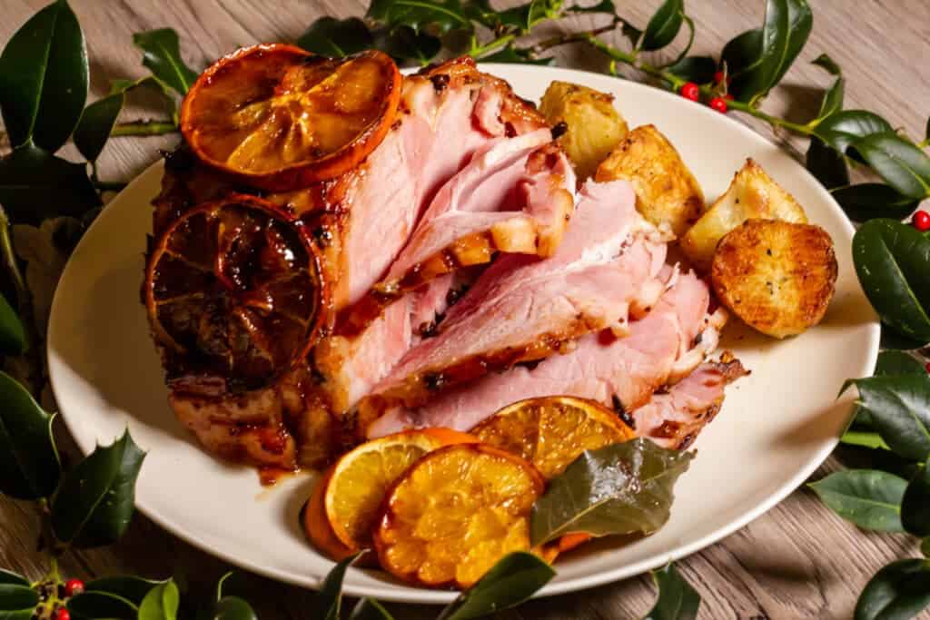 Slow Cooker Cranberry and Orange Gammon