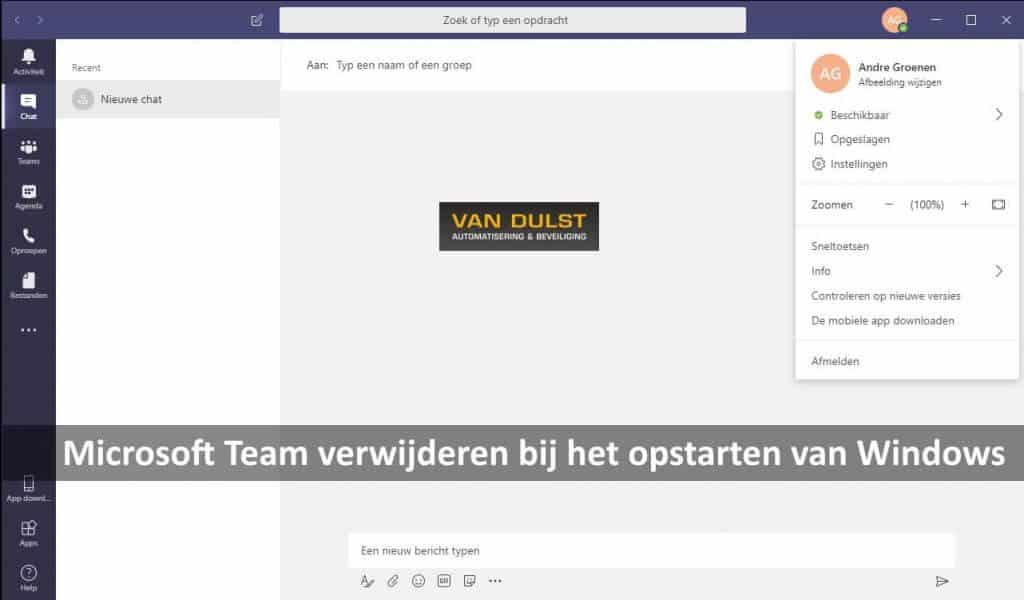 Microsoft Teams Verwijderen
