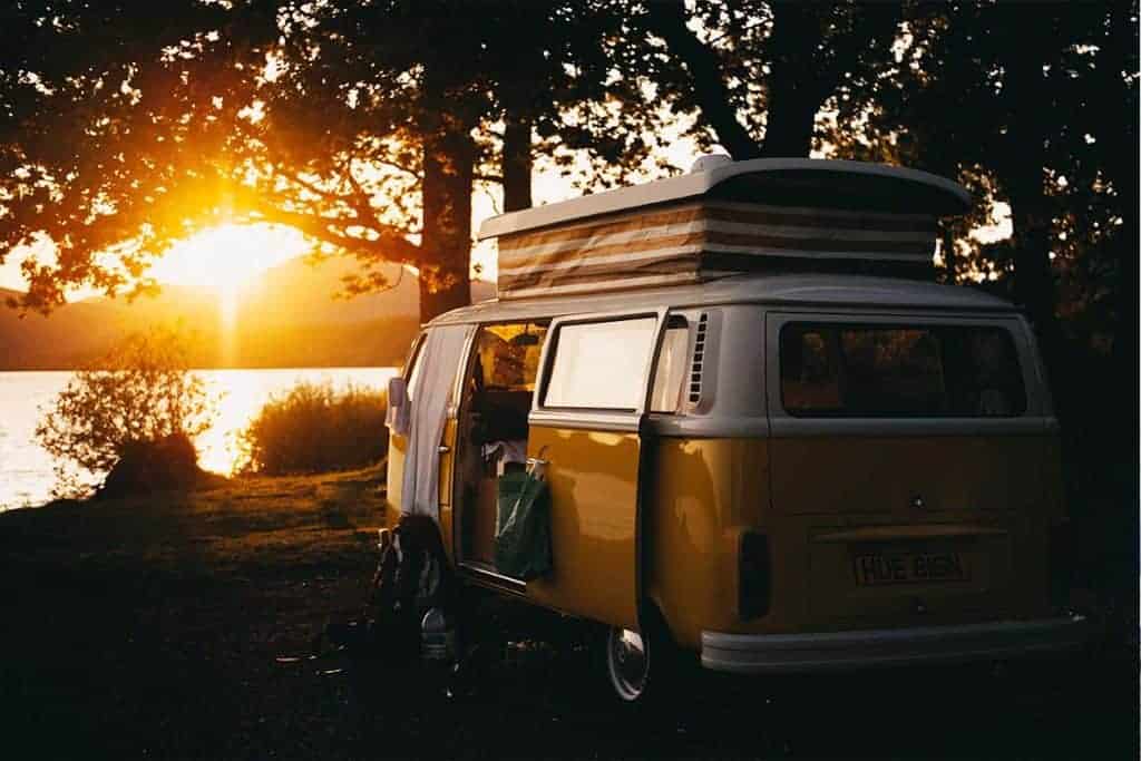 Campervan wild camping