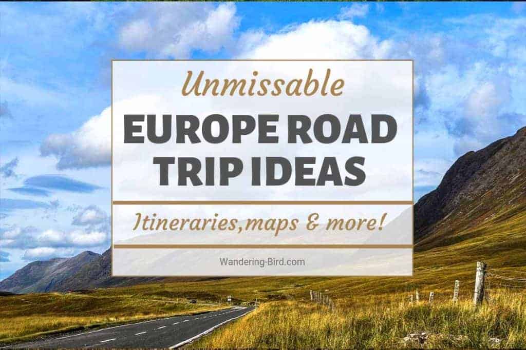 European Road Trip ideas for every itinerary. Plan your European Road Trip today! #roadtrip #travel #europe