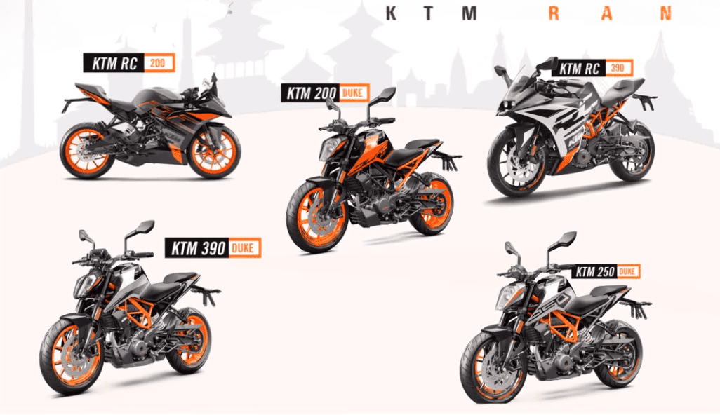 BS6 KTM Bikes nepal