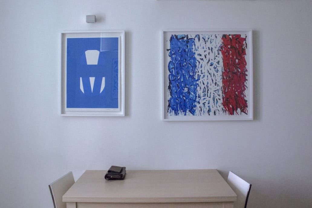 Home by Will Boone (left) and Air France by Jonone