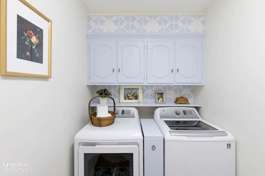 A Beautiful And Quick Laundry Room Makeover On A Budget Up To Date Interiors