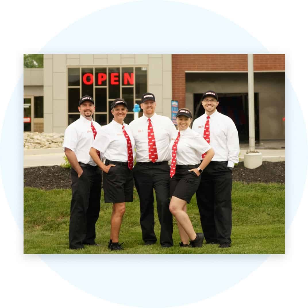 Mike's Carwash team photo