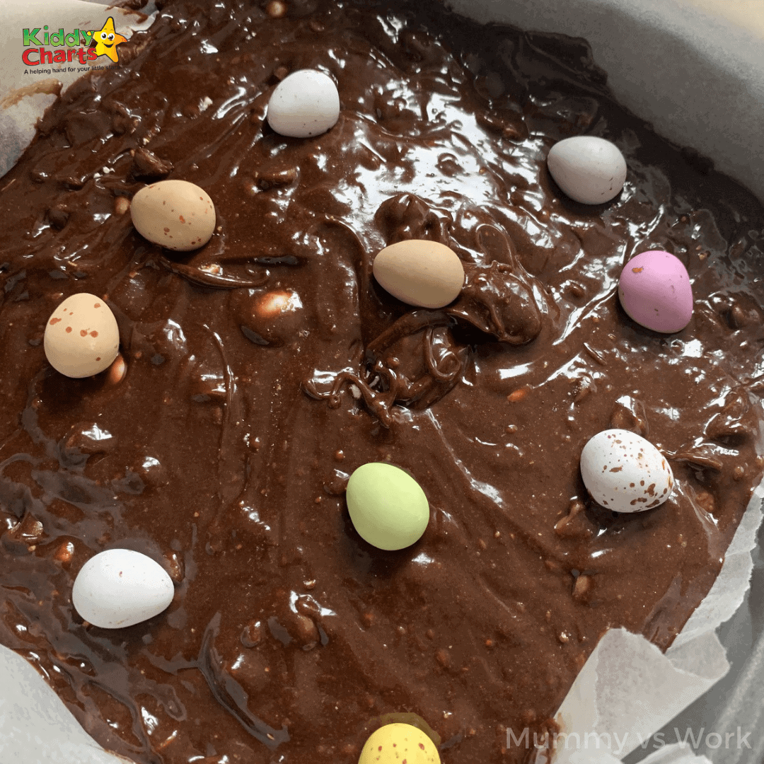 Mini egg brownies ingredients