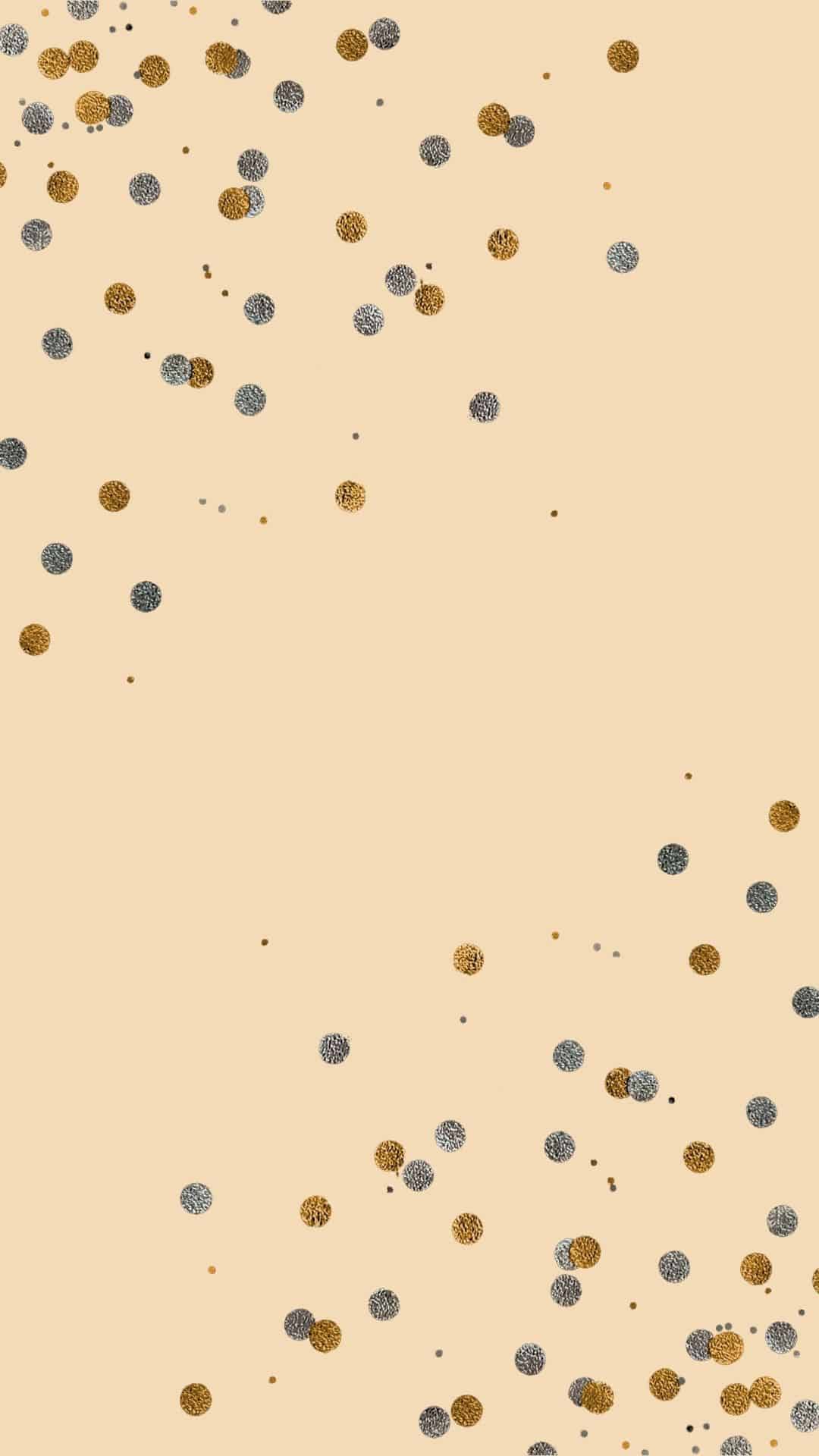 sparkles on yellow background