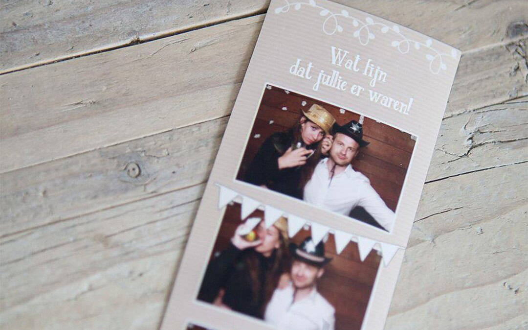 Fotostrip Als Bedankje Voor Bruiloft Fab Fotobooth