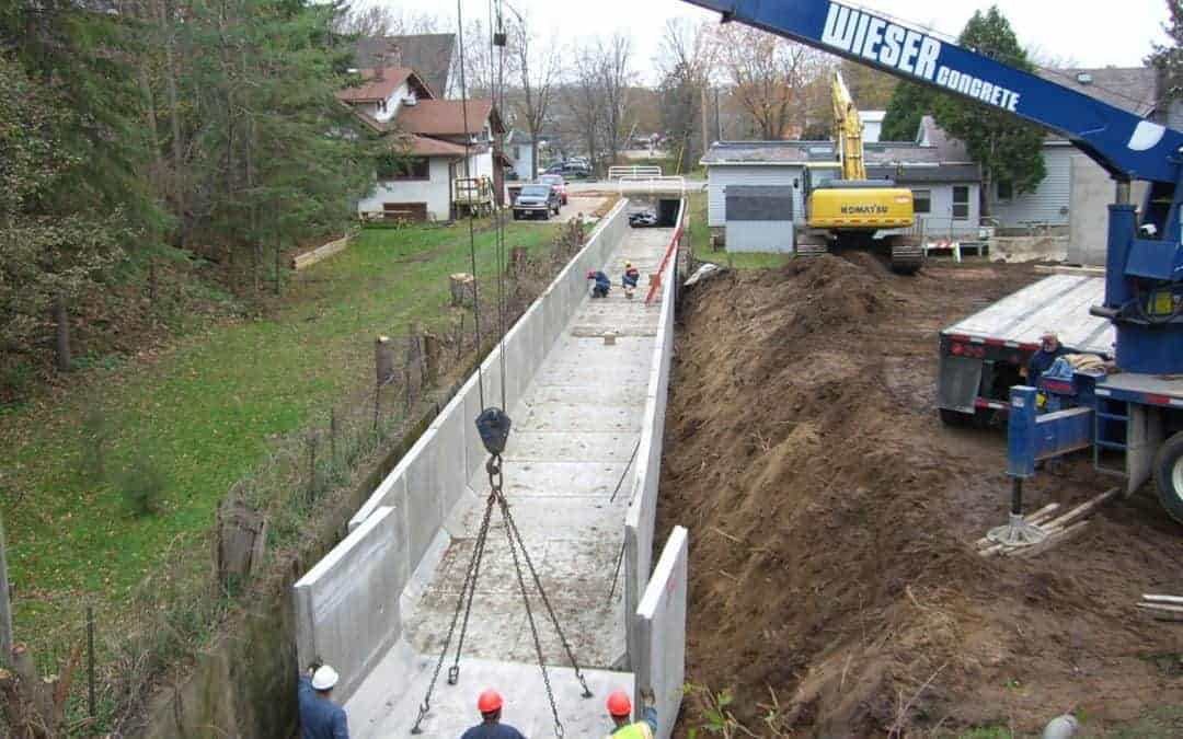 Durand Storm Drainage Trench