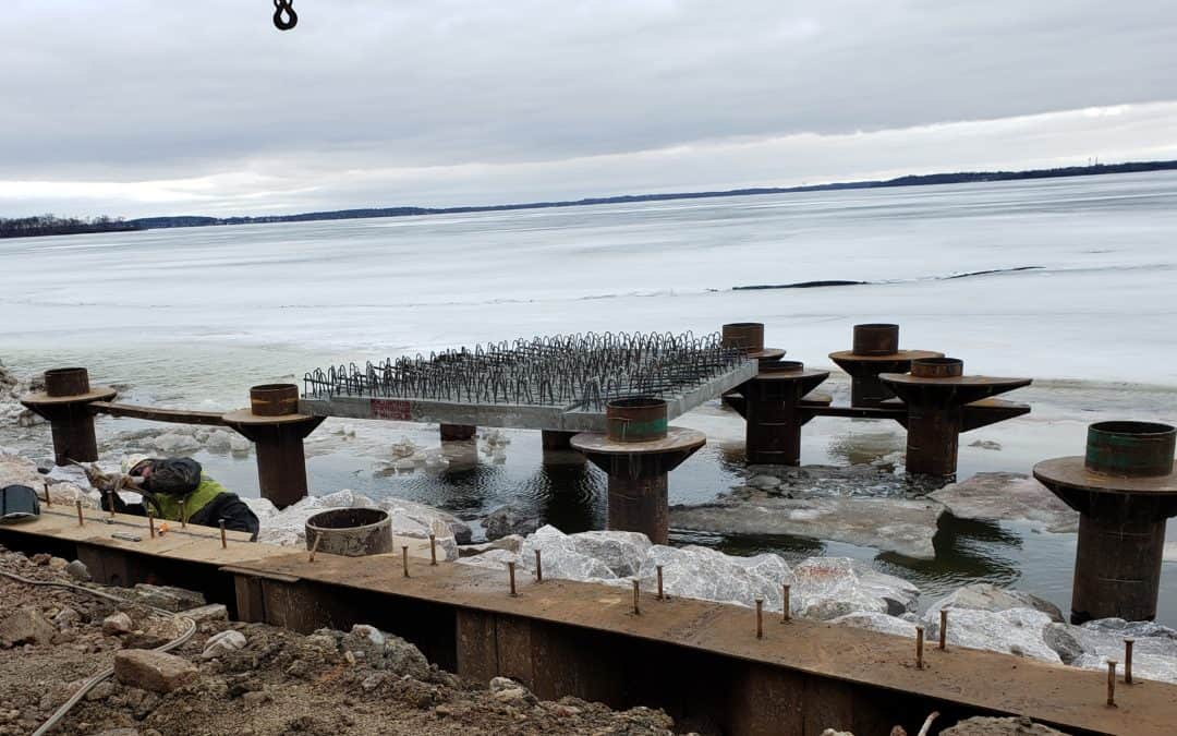 Davit Crane Base Platform