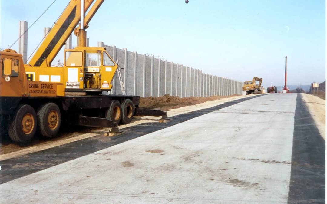 I-394 Minneapolis Precast Concrete Noise Walls